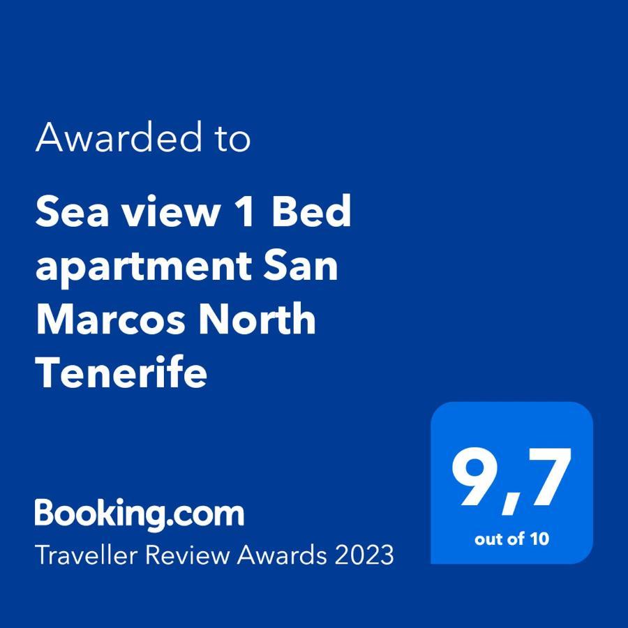 Sea View 1 Bed Studio Apartment San Marcos North Tenerife Exteriör bild